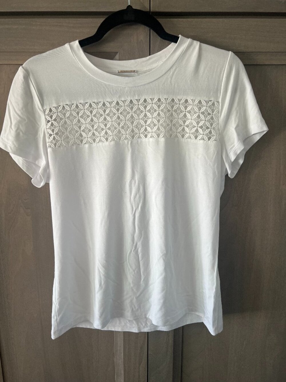 Elie Tahari Lace Insert Tee